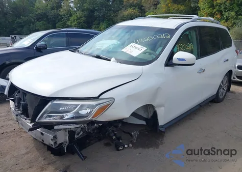 2014 Nissan Pathfinder Sv z USA, uszkodzony, nr VIN 5N1AR2MM8EC690276